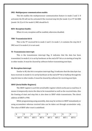 Notes (1).pdf 8051 Timers, Interrupts and Serial Communication | PDF