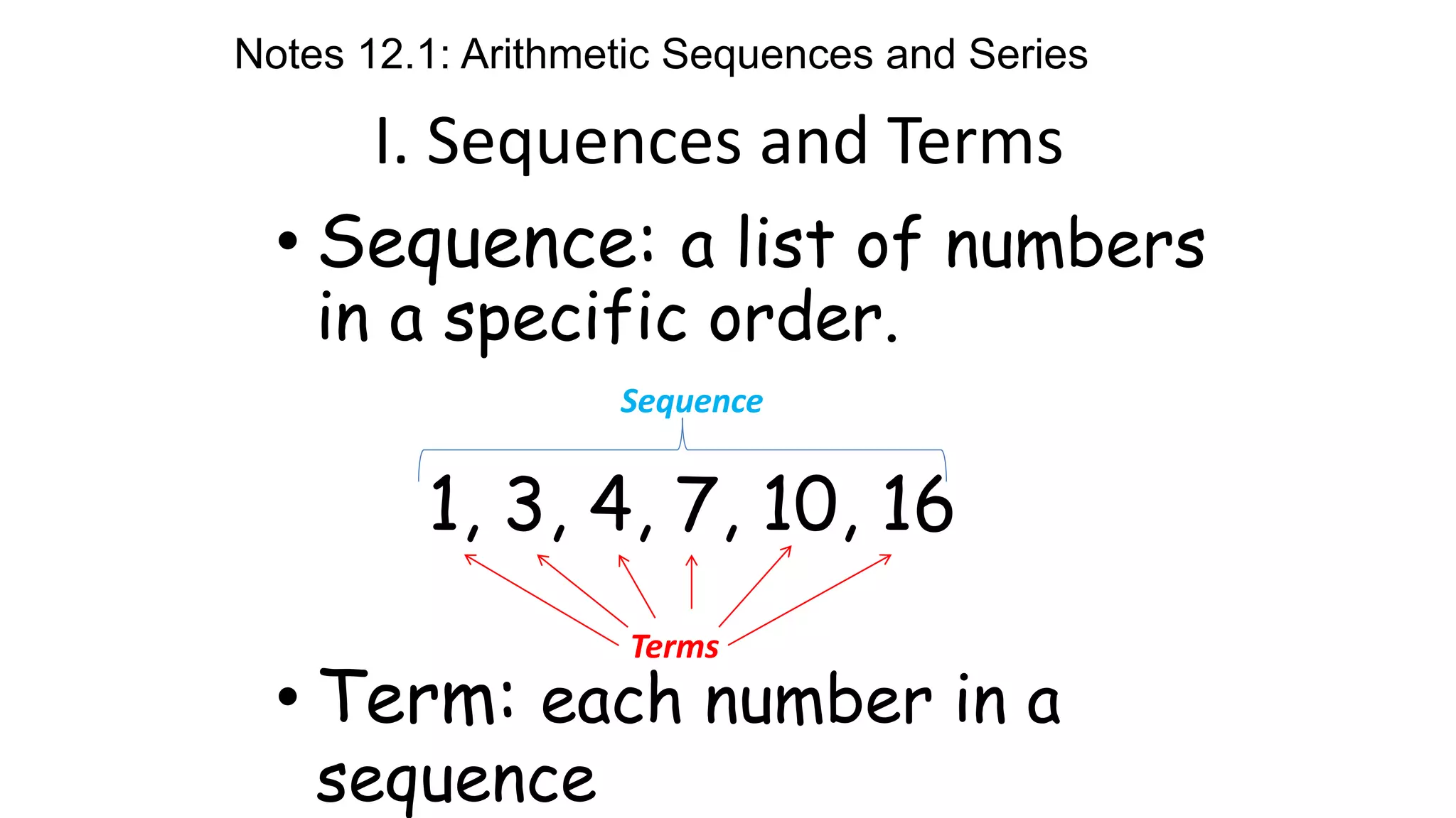 Notes 12.1 Arithmetic Sequences and Series.pdf