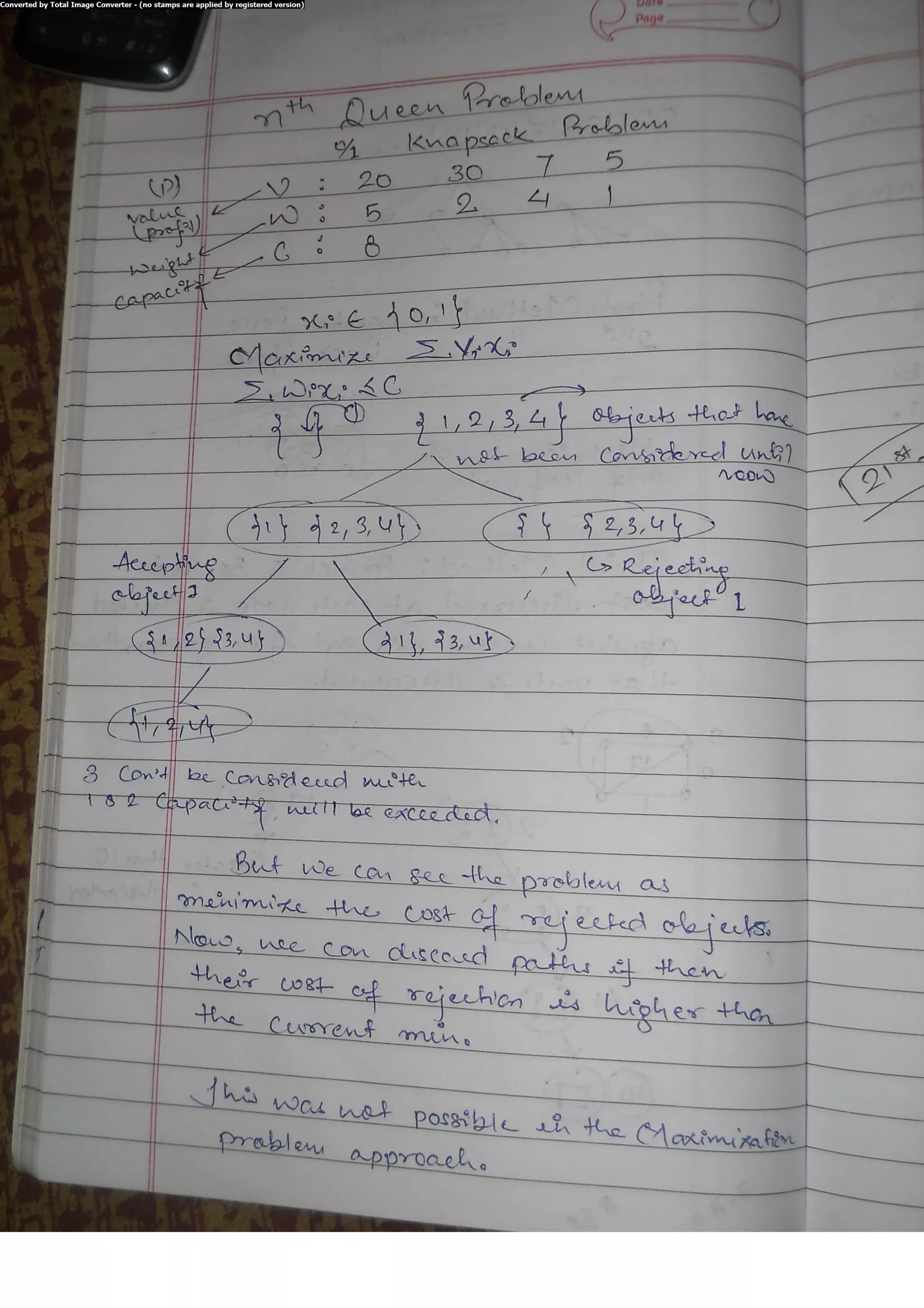 Algorithm Analysis and Design Class Notes