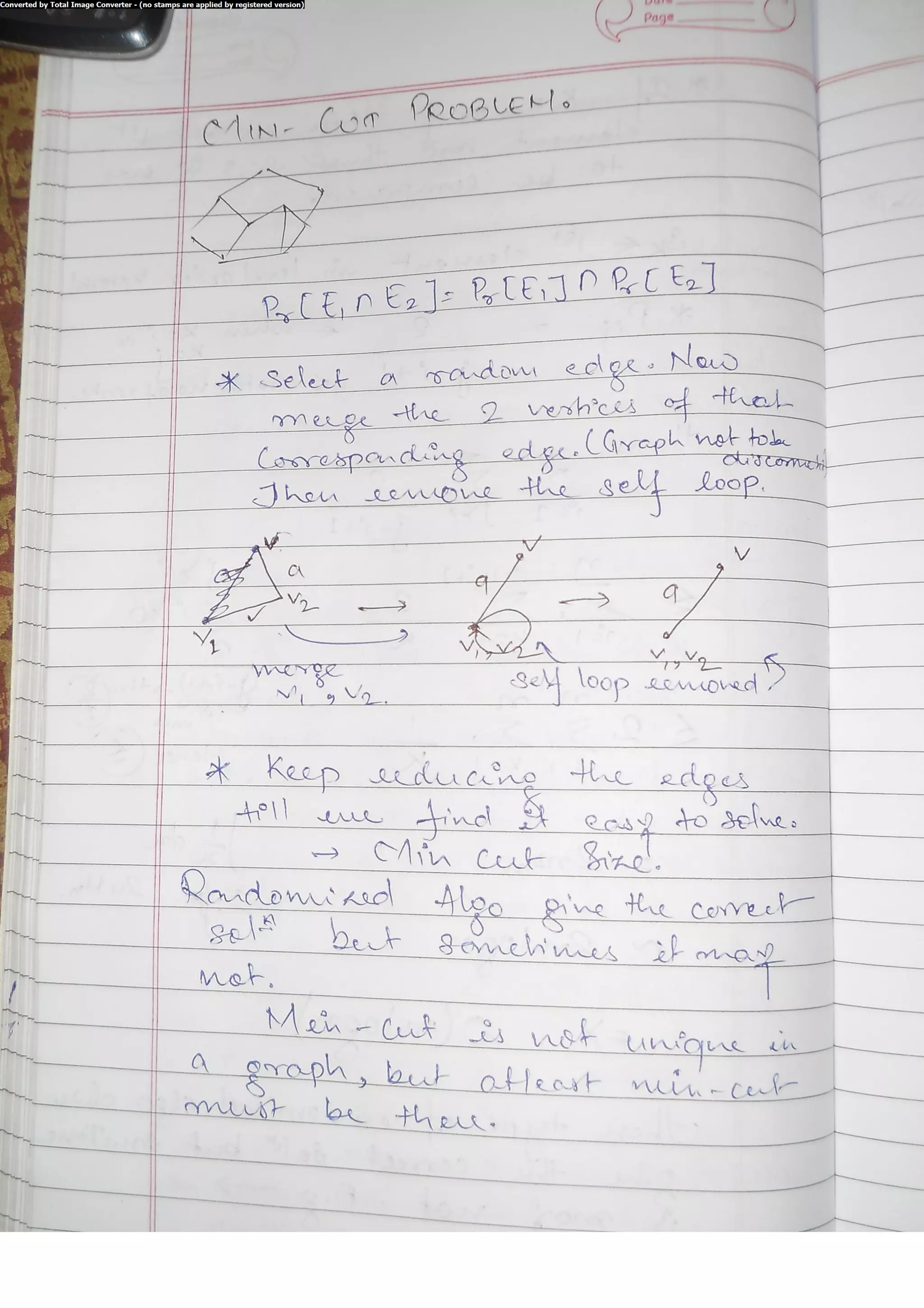 Algorithm Analysis and Design Class Notes