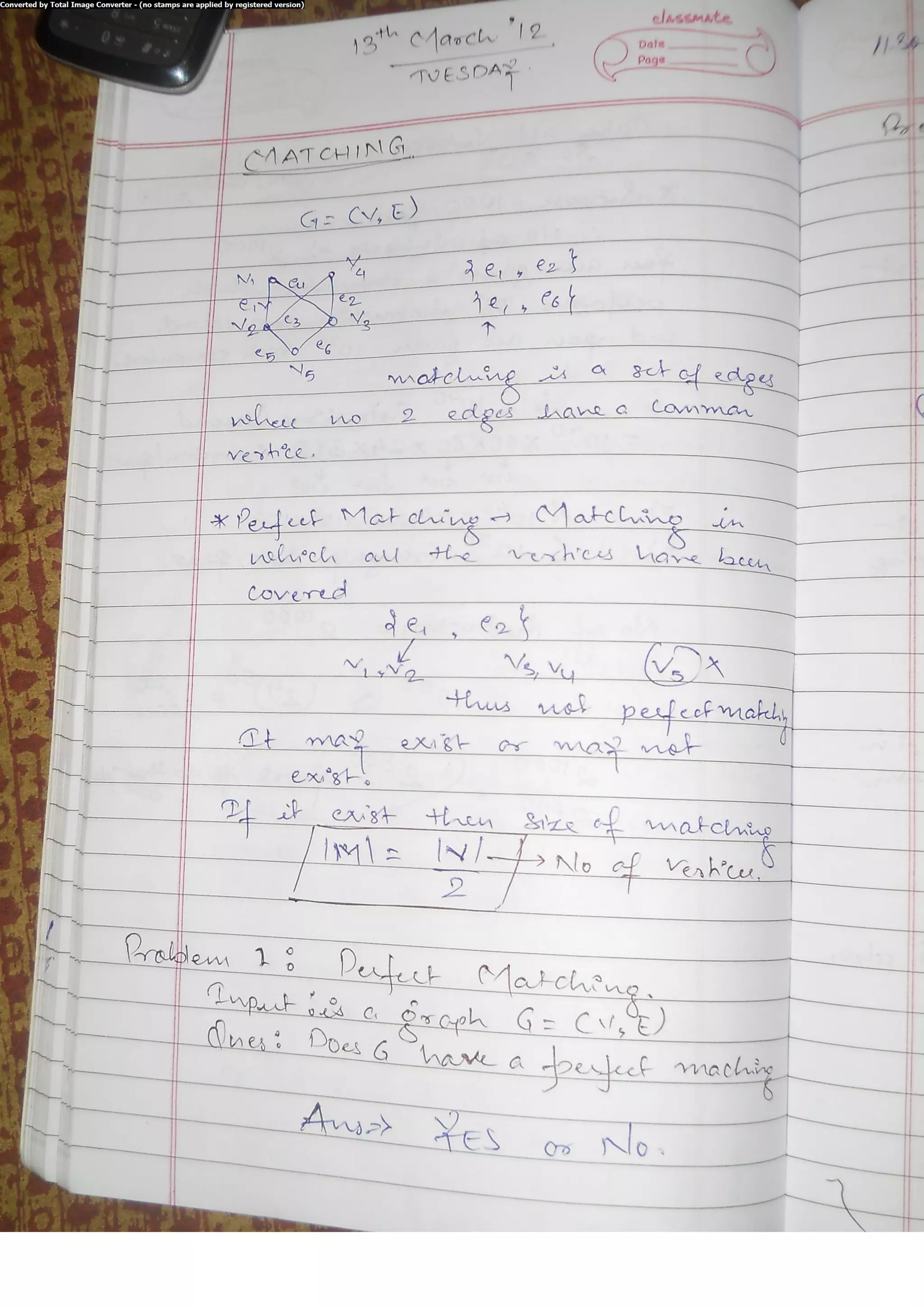 Algorithm Analysis and Design Class Notes