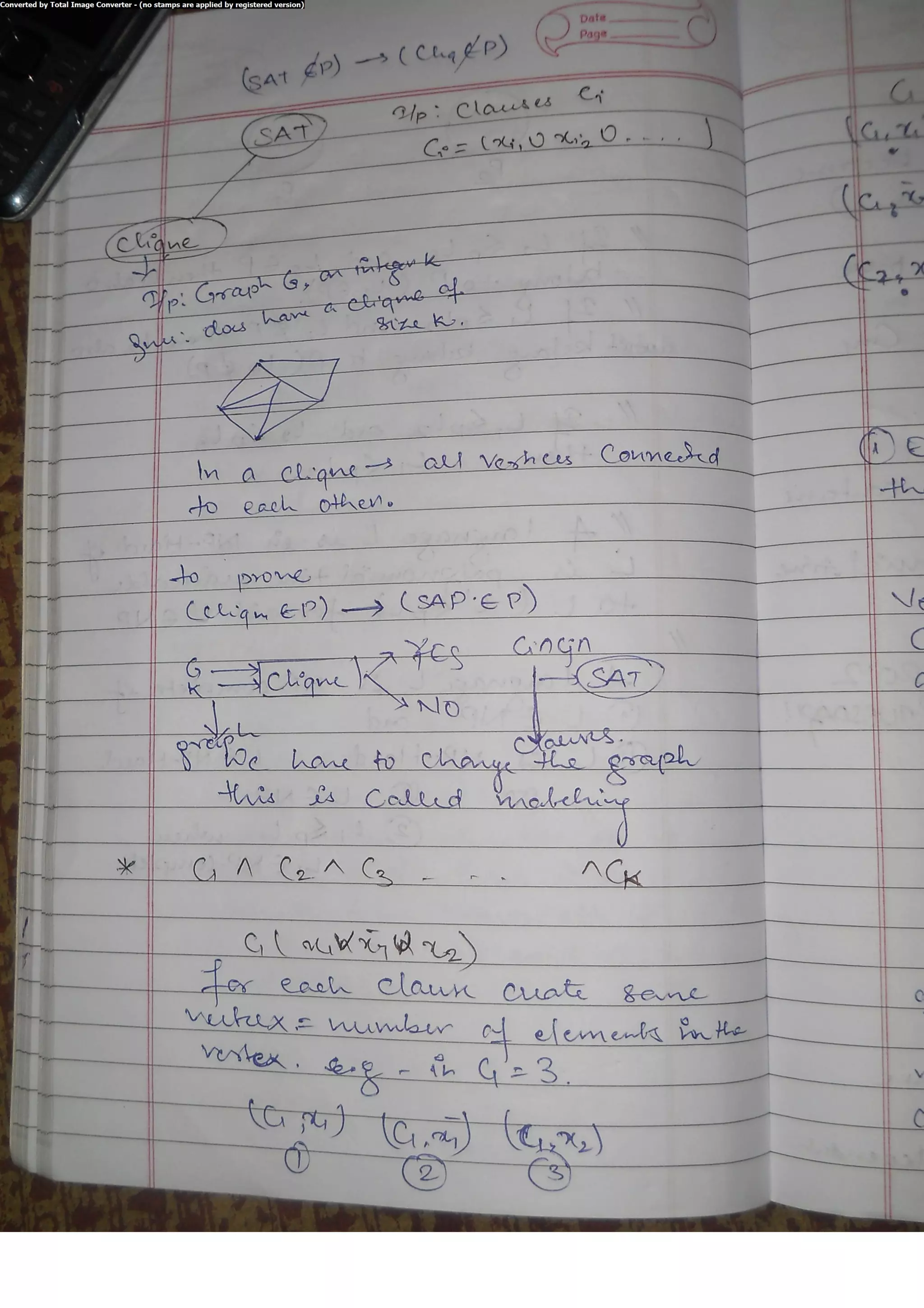 Algorithm Analysis and Design Class Notes
