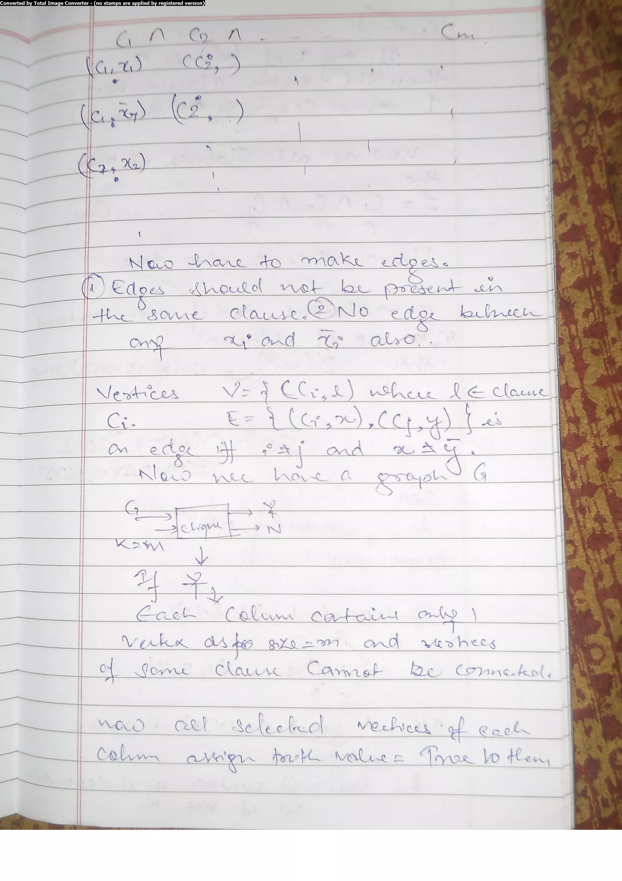 Algorithm Analysis and Design Class Notes