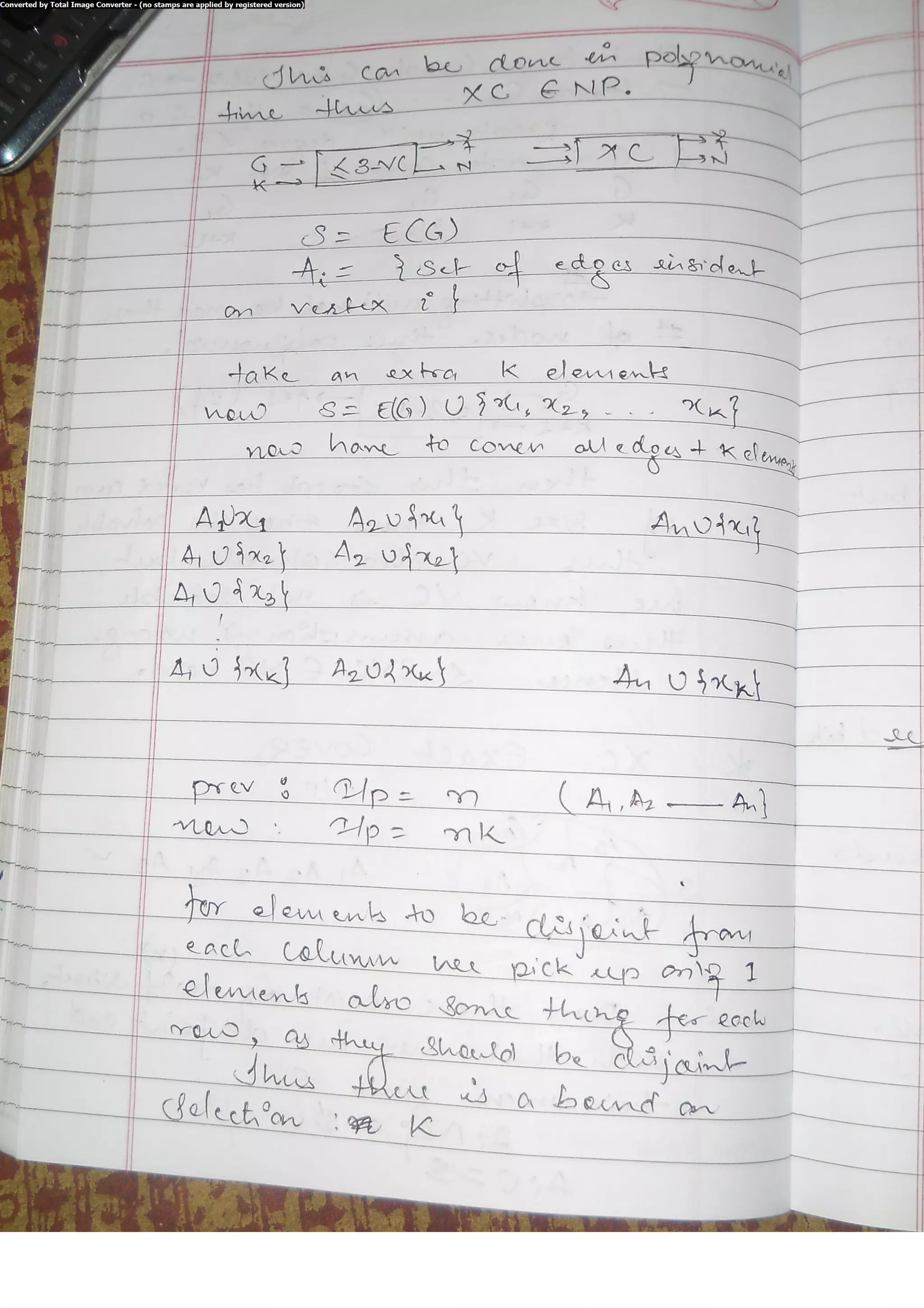 Algorithm Analysis and Design Class Notes