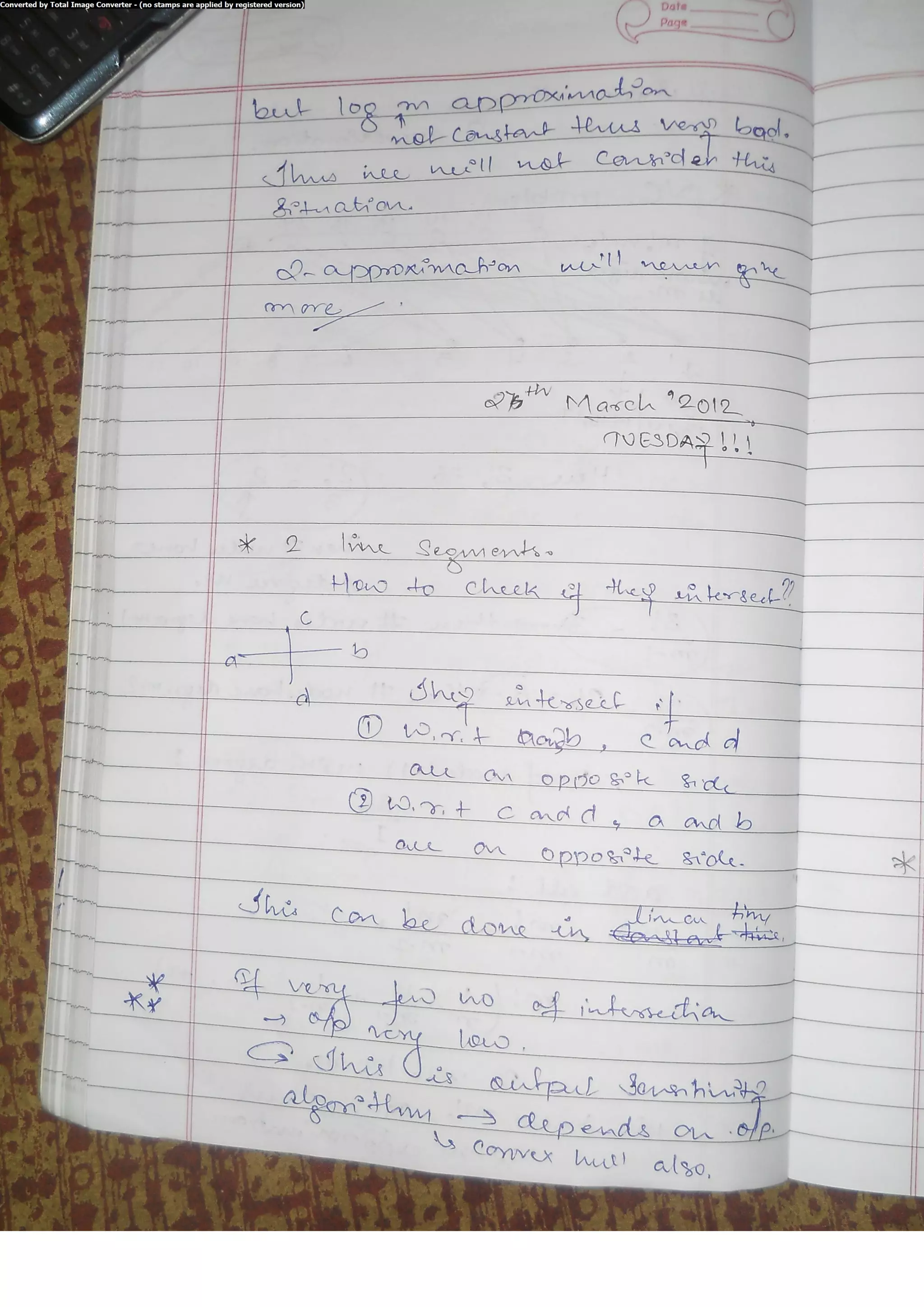 Algorithm Analysis and Design Class Notes