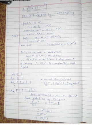 Algorithm Analysis and Design Class Notes