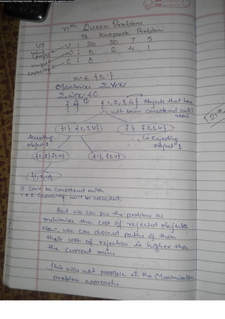 Algorithm Analysis and Design Class Notes