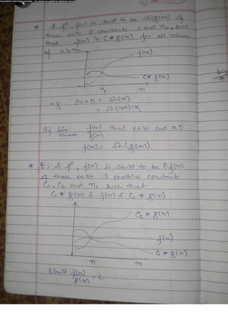 Algorithm Analysis and Design Class Notes
