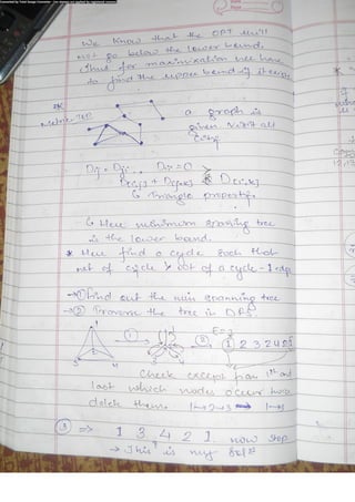 Algorithm Analysis and Design Class Notes