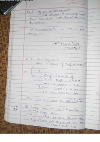 Algorithm Analysis and Design Class Notes