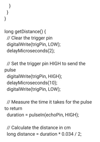 Line following robot program Arduino Uno