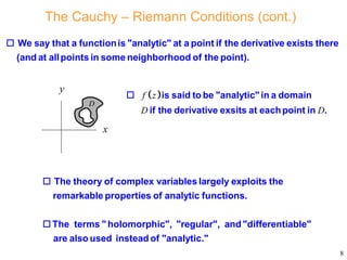 Notes 2 6382 Complex Differentiatiohshshn | PPTX