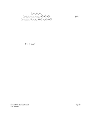 CVEN 5768 - Lecture Notes 3 Page 20
© B. Amadei
(57)
 