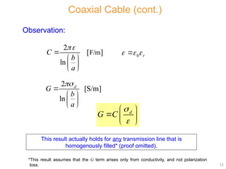 Notes 3 5317-6351 Transmission Lines Part 2 (TL Formulas) (2).pptx