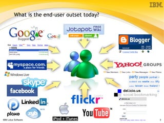 Presentation about Lotus Notes 8 functionality