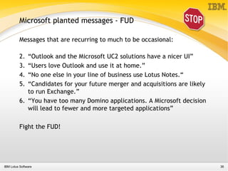 Presentation about Lotus Notes 8 functionality
