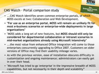 Presentation about Lotus Notes 8 functionality