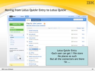 Presentation about Lotus Notes 8 functionality