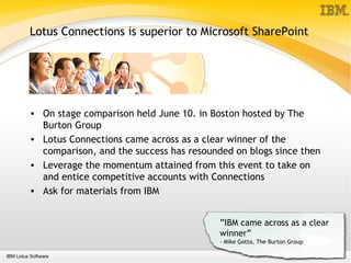 Presentation about Lotus Notes 8 functionality