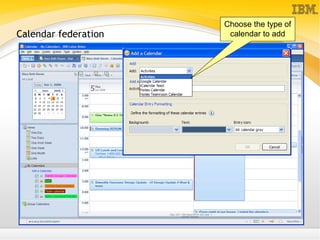 Presentation about Lotus Notes 8 functionality