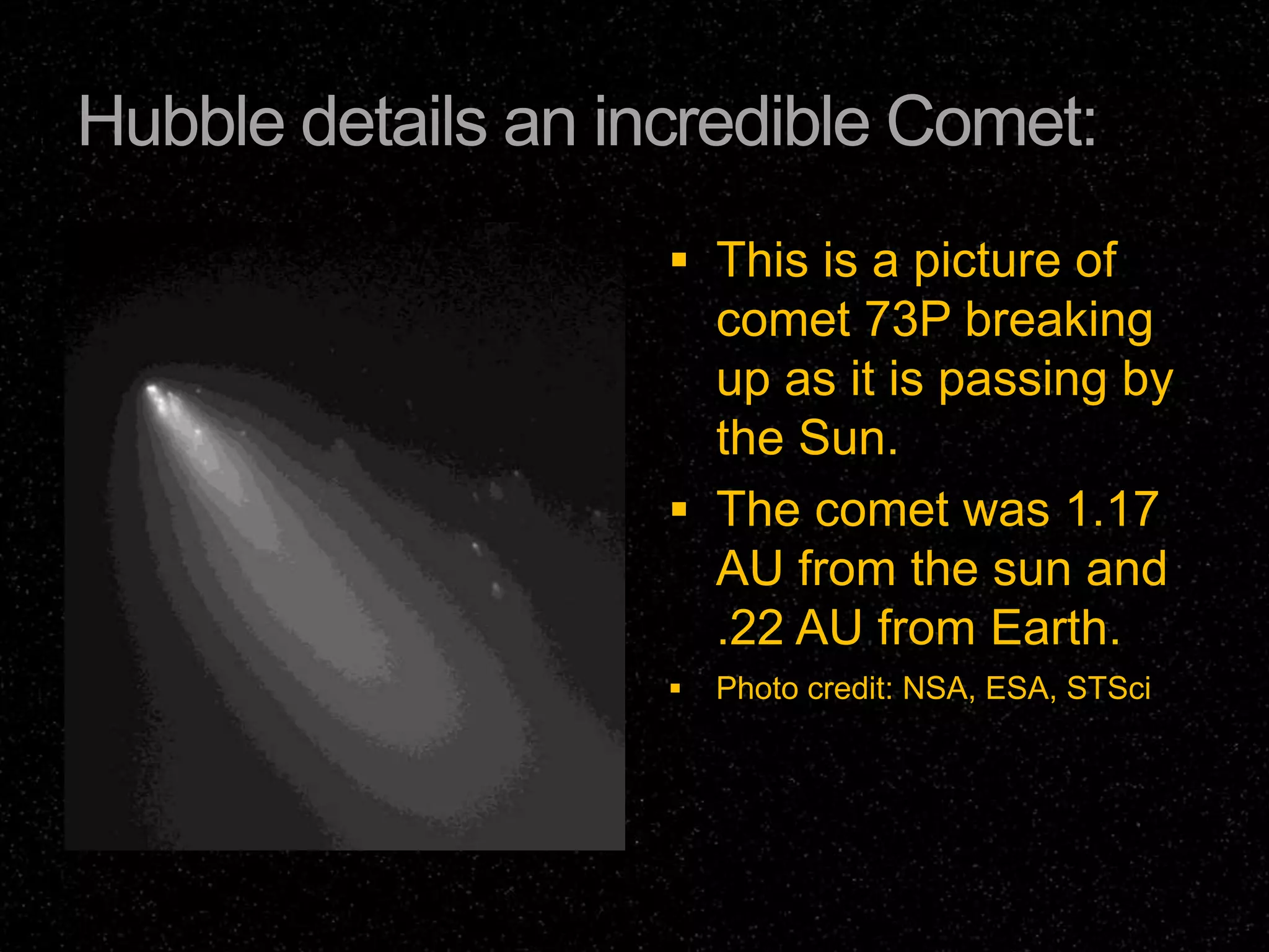 Asteroids, comets, meteors | PPTX
