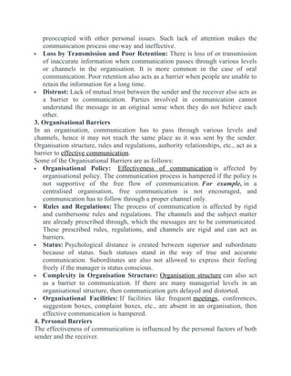 NOTES BA AEC SEM I-unit I & II. Definition of Communication Skills and ...