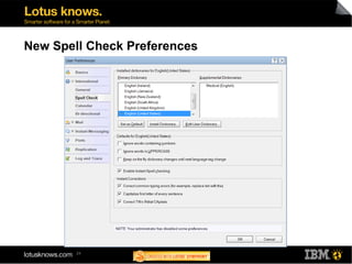 24
New Spell Check Preferences
 