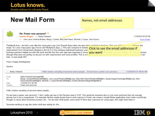 4
New Mail Form Names, not email addresses
Click to see the email addresses if
you want
 