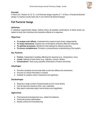Design of Experiments and Optimization Techniques | PDF