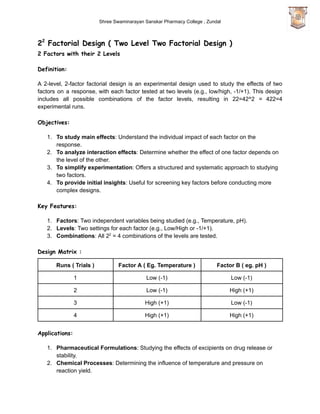 Design of Experiments and Optimization Techniques | PDF
