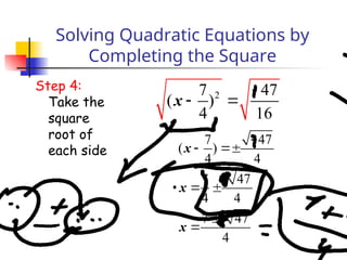 Step 6 Square NOTES Con ompleting the Square with Steps.ppt