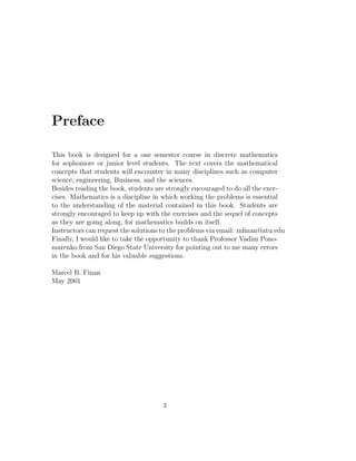 Notes discrete math | PDF