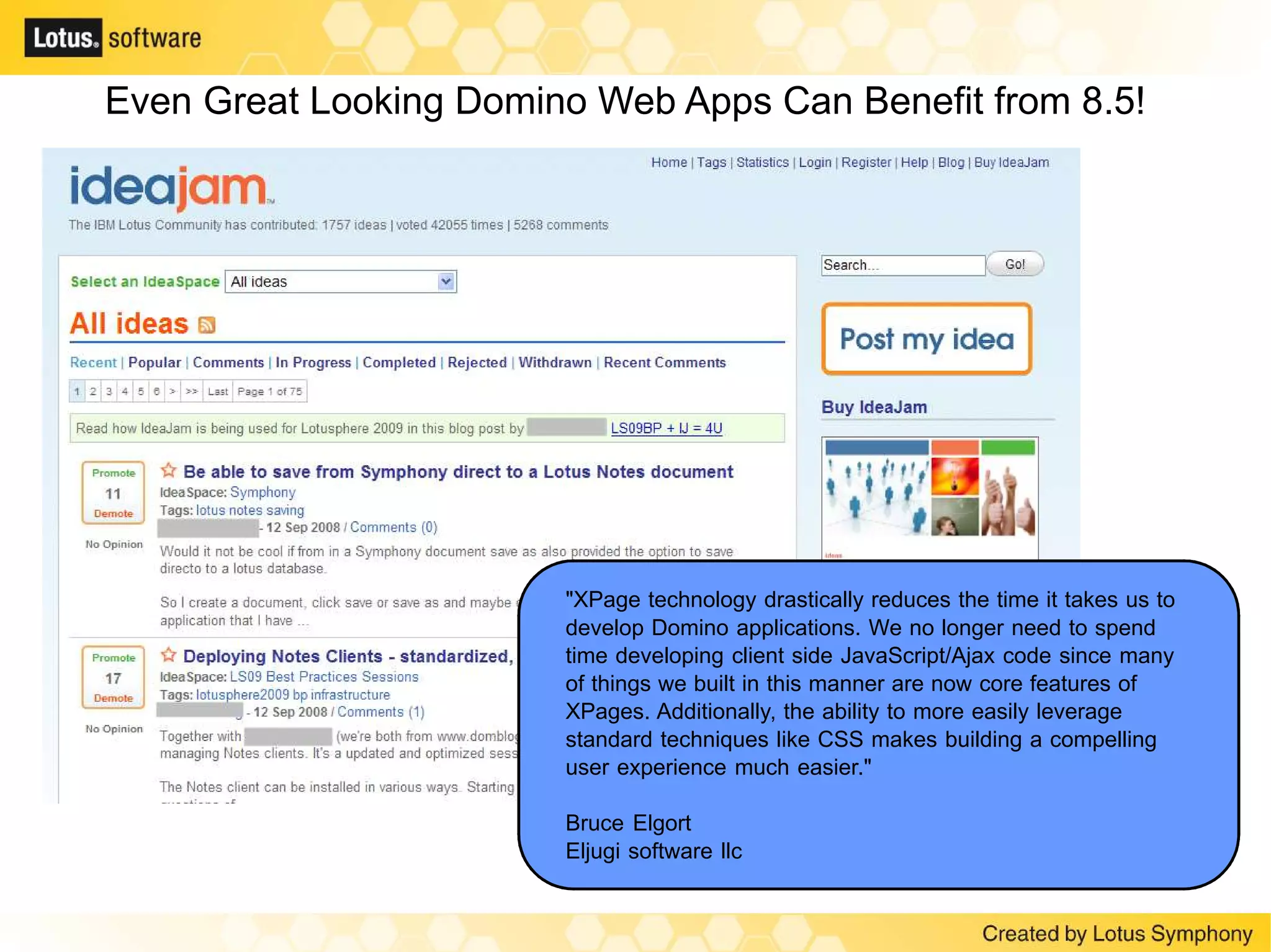 Notes Domino Symphony Strategy May2009