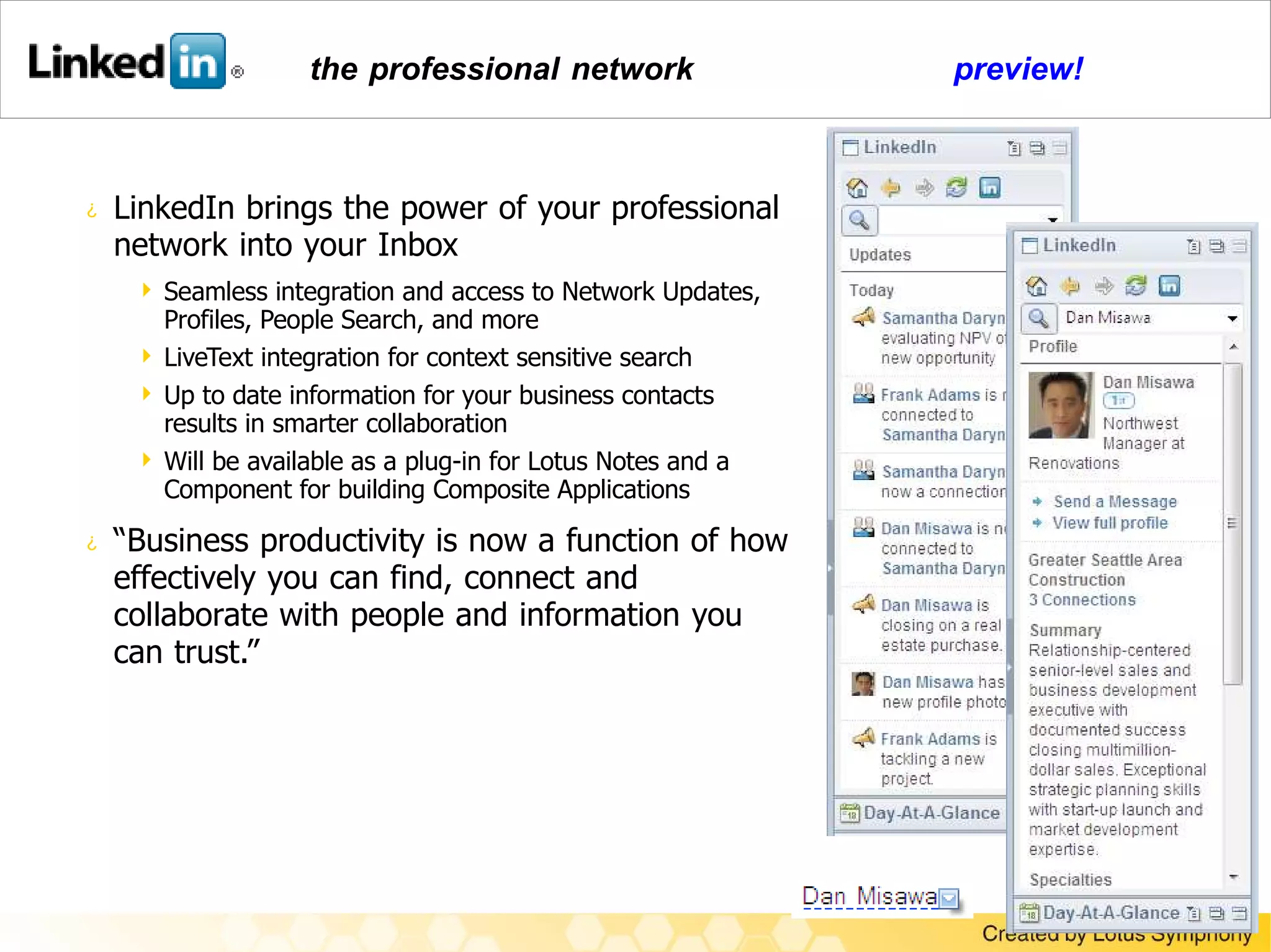 Notes Domino Symphony Strategy May2009