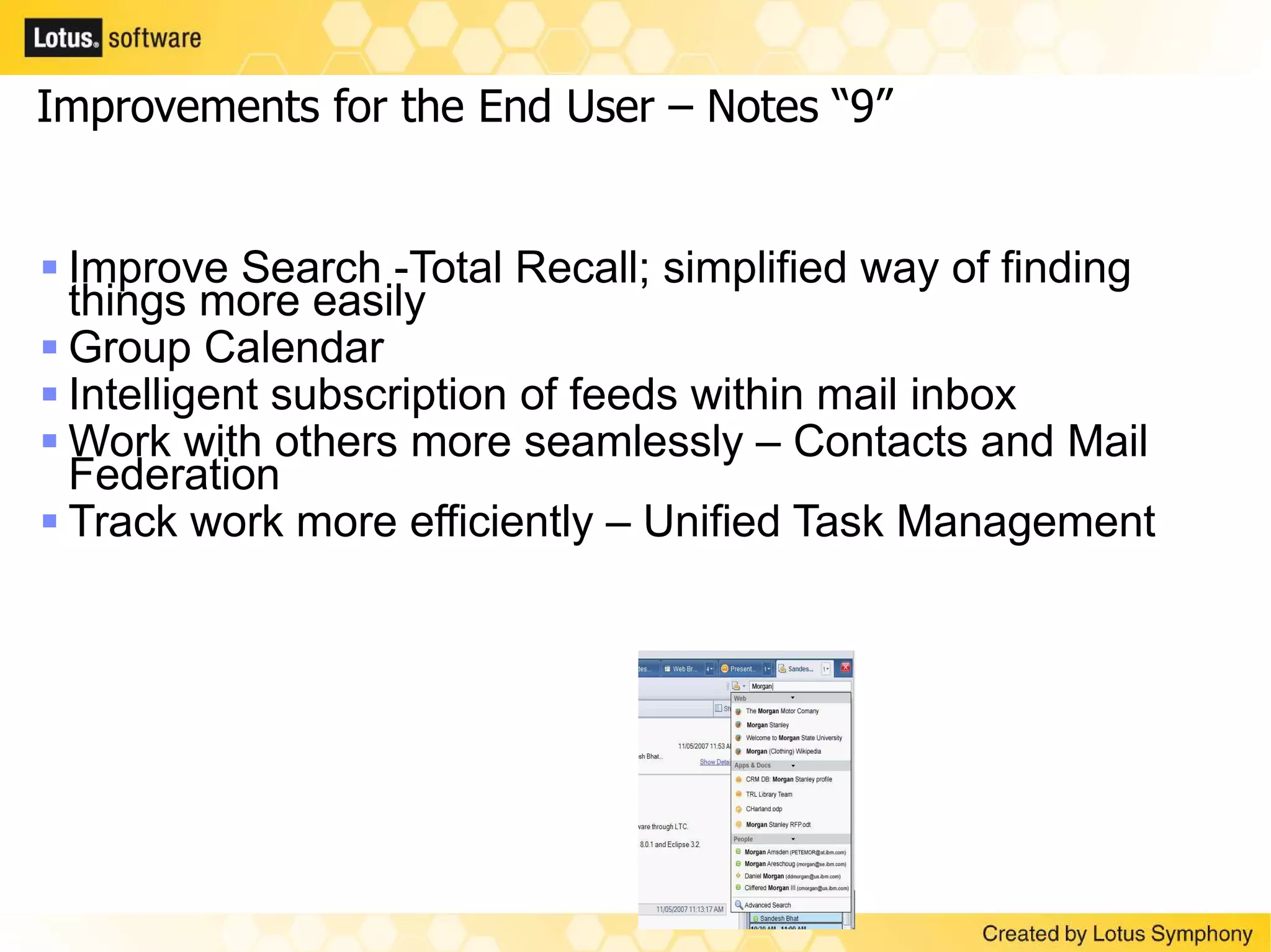Notes Domino Symphony Strategy May2009