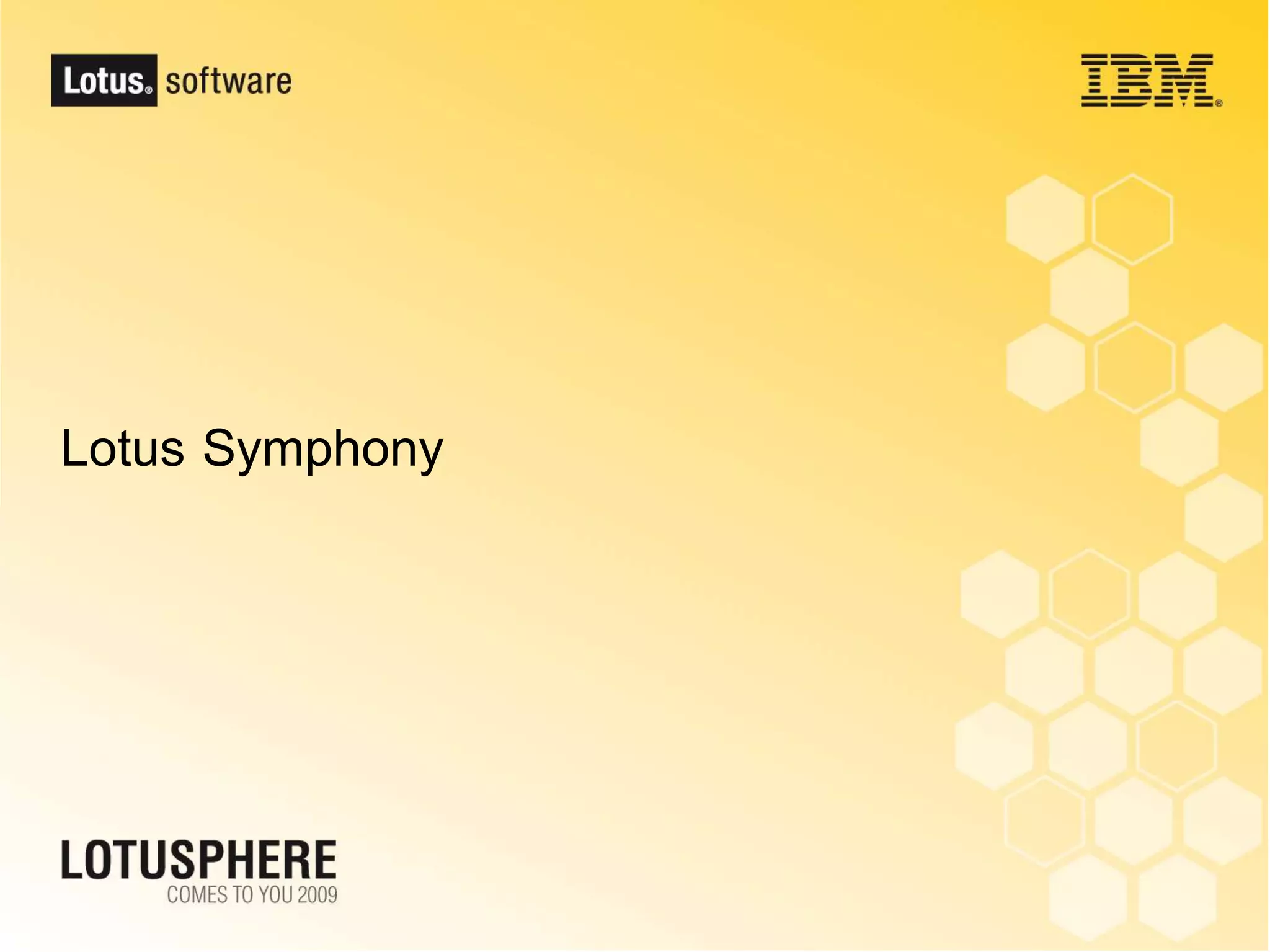 Notes Domino Symphony Strategy May2009