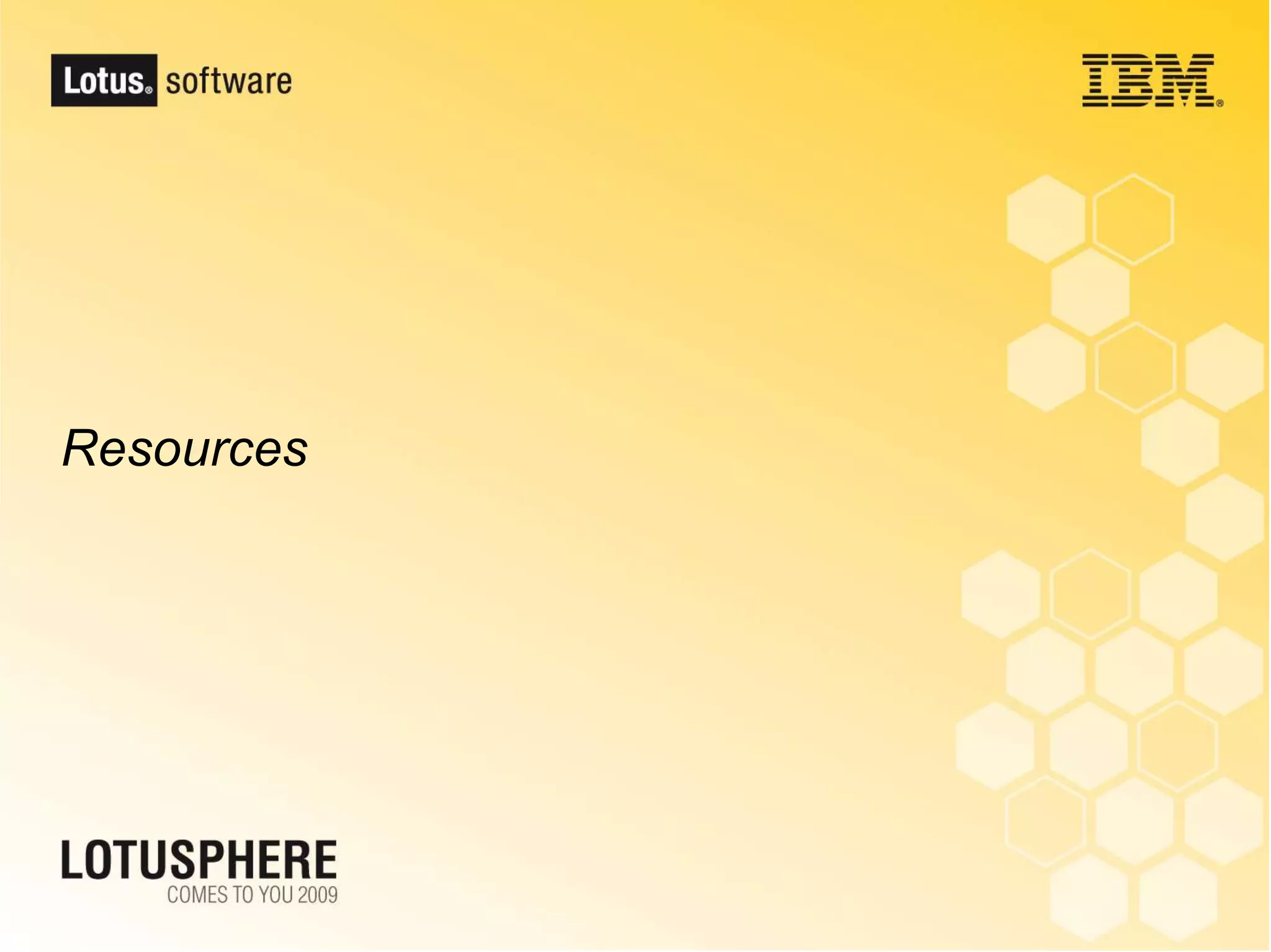 Notes Domino Symphony Strategy May2009