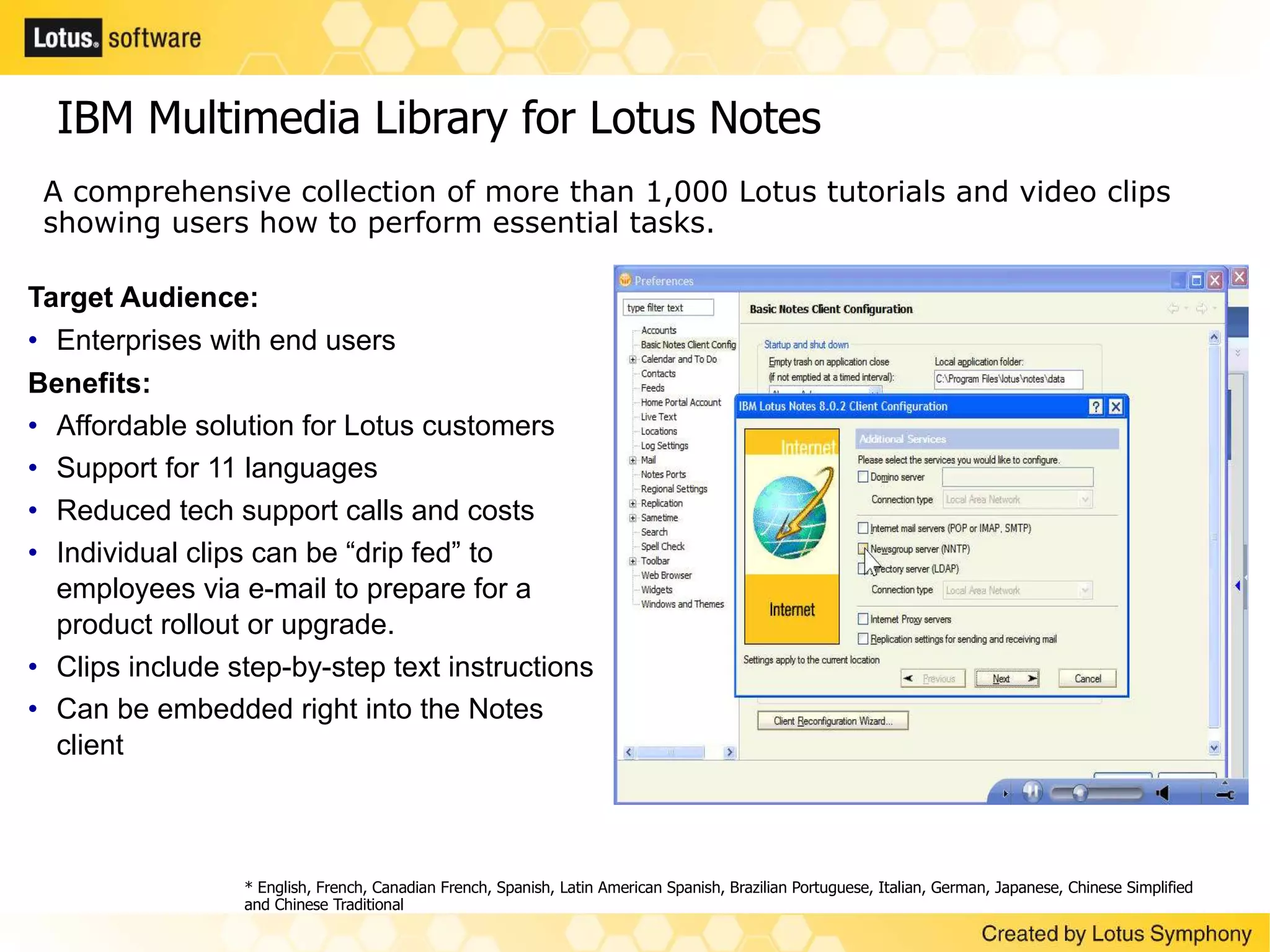 Notes Domino Symphony Strategy May2009