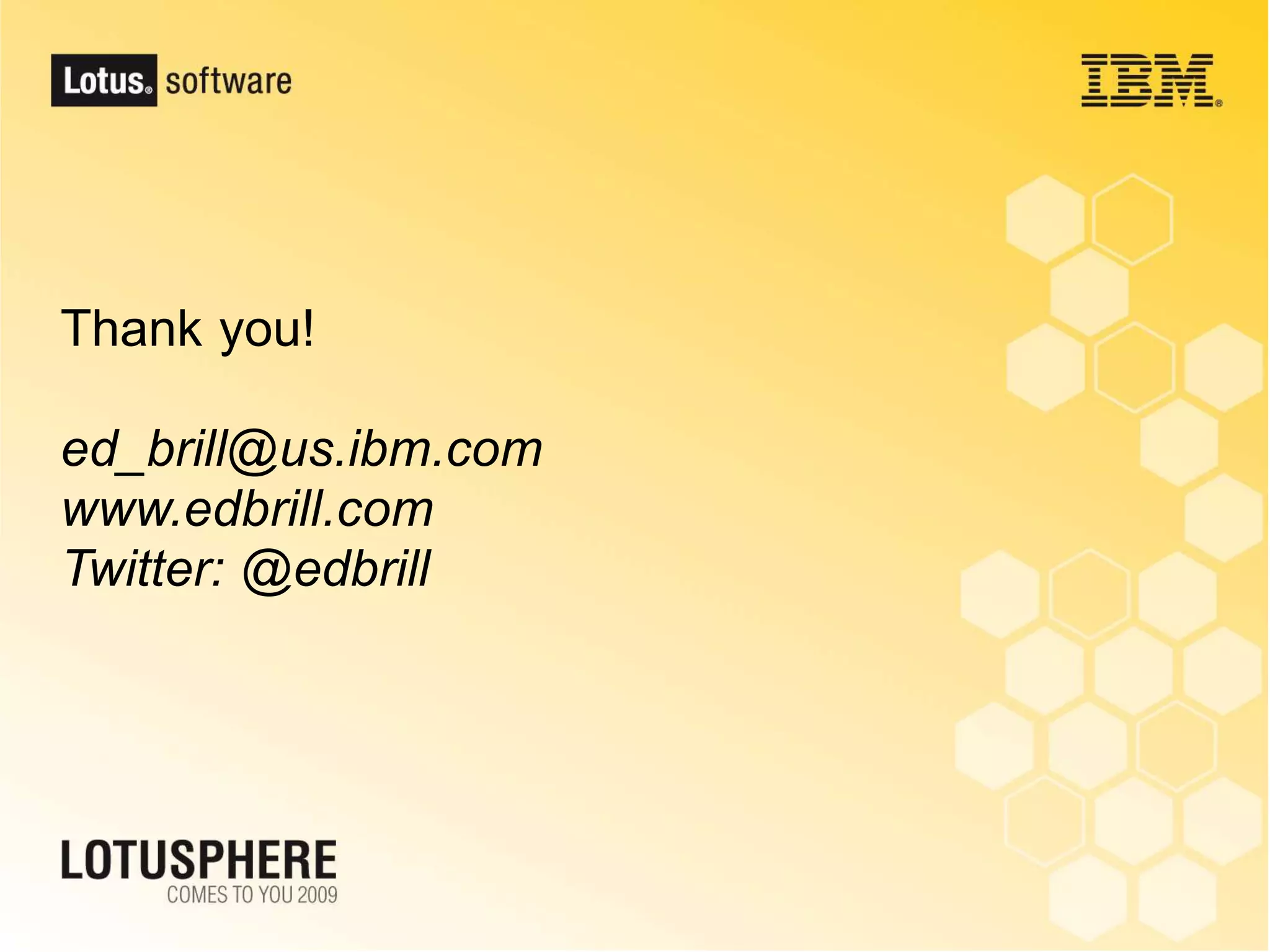 Notes Domino Symphony Strategy May2009