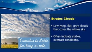 Types of Clouds and its Other Special Types | PPTX