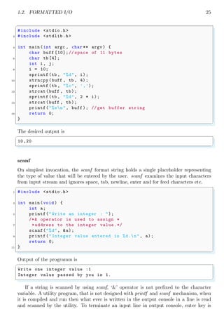 Notes for c programming for mca, bca, b. tech cse, ece and msc (cs) 1 ...