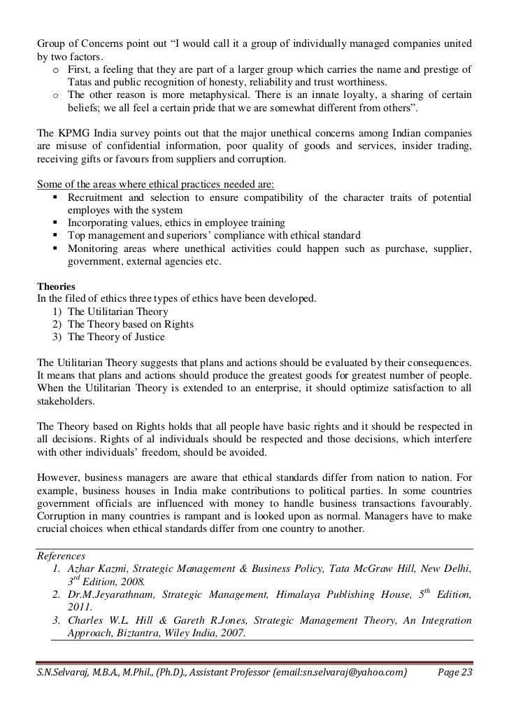 Strategic Management Pdf For Mba 3rd Sem Jntu