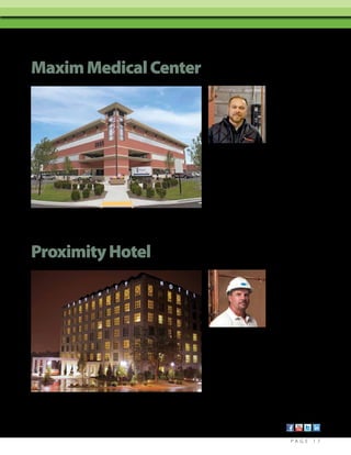 Maxim Medical Center
Buffalo, NY

Drew Nowak
MJ Mechanical, Buffalo, NY

“LoadMatch® works. Why not use it?
The Taco Hydronic System Solutions®
software makes designing, making
changes, and recalculating quick
and easy.”

Proximity Hotel
Greensboro, NC

Joe Millikan, P.E.
Superior Mechanical,
Randleman, North Carolina

“Taco brought a lot to the table in terms
of systems and design. Our partnership
with Taco on this project gave us a
complete system.”

	

PAG E

17

 