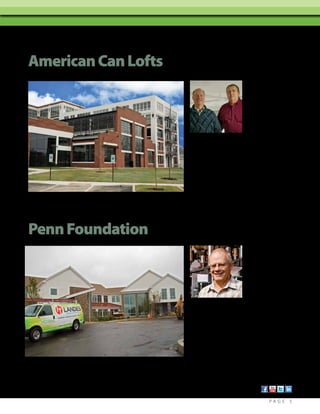 American Can Lofts
Cincinnati, OH

Bob Stiens of Cincinnati
Air Conditioning with
Ray Fischer, the project’s
Design Engineer

“I was very impressed with the HSS tool.
As for LoadMatch®, I’d use it again!” said
design engineer Ray Fischer. The install
also included four KV & KS Vertical
In-line Pumps, a Taco Plate & Frame
Heat Exchanger and a 4900 Series Air
Separator. Despite the space limitations,
Bob Stiens says it was a “turn-key install.”

Penn Foundation
Sellersville, PA

Glenn Synder, PE, of
Lederach and Associates

“I don’t think you can find a smarter,
more efficient mechanical system
than the one we’ve installed here.”
Full system payback was achieved
within 16 months of commissioning.

	

PAG E

5

 
