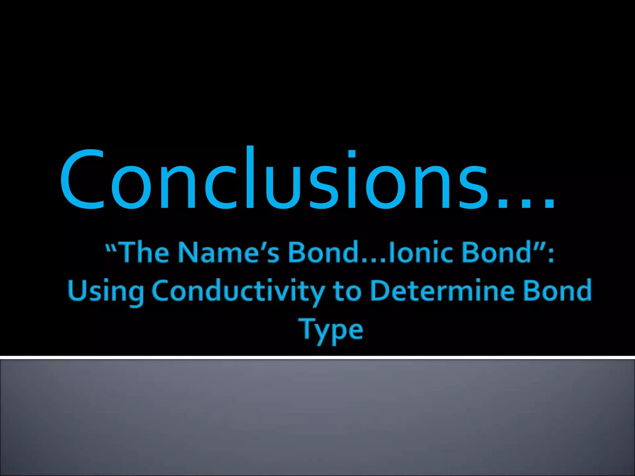 Paraffin: Ionic Bonds? Covalent The SCIENCE EXPOSED!