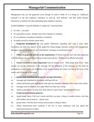 Notes managerial communication part 1  mba 1st sem by babasab patil (karrisatte) Slide 10