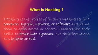 Hacking Module Ethical Hacking Module 1 Notes by Hackopedia | PDF