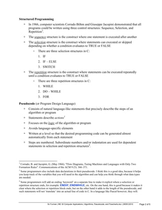 Notes on algorithms | PDF