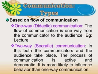 Notes on communication | PPTX