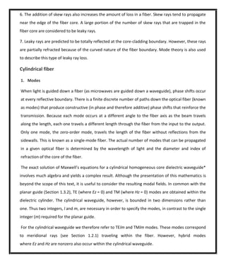 Leaky Rays Notes on FIBER OPTICAL COMMUNICATIONS.pdf